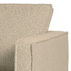 Wohnen Sessel<Kantiger Sessel aus Boucle in Beige - Glamoure
