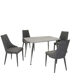 Wohnen Sitzgruppe<Küche & Esszimmer Sitzgruppe Set - Grasilla (fünfteilig)