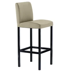 Wohnen Hocker<Küchenhocker mit Rückenlehne - 65 cm Sitzhöhe - Vrona