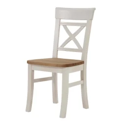 Wohnen Stühle<Küchenstuhl Lugon im Landhaus Design (2er Set)