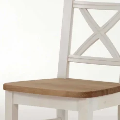 Wohnen Stühle<Küchenstuhl Lugon im Landhaus Design (2er Set)