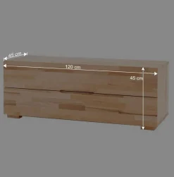 Wohnen Tv & Hifi-Möbel|Lowboards<Kernbuche Lowboard Clorina geöltes Massivholz