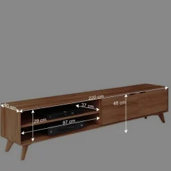 Wohnen Tv & Hifi-Möbel|Lowboards<Kernbuche TV Board in Natur geölt - Junola