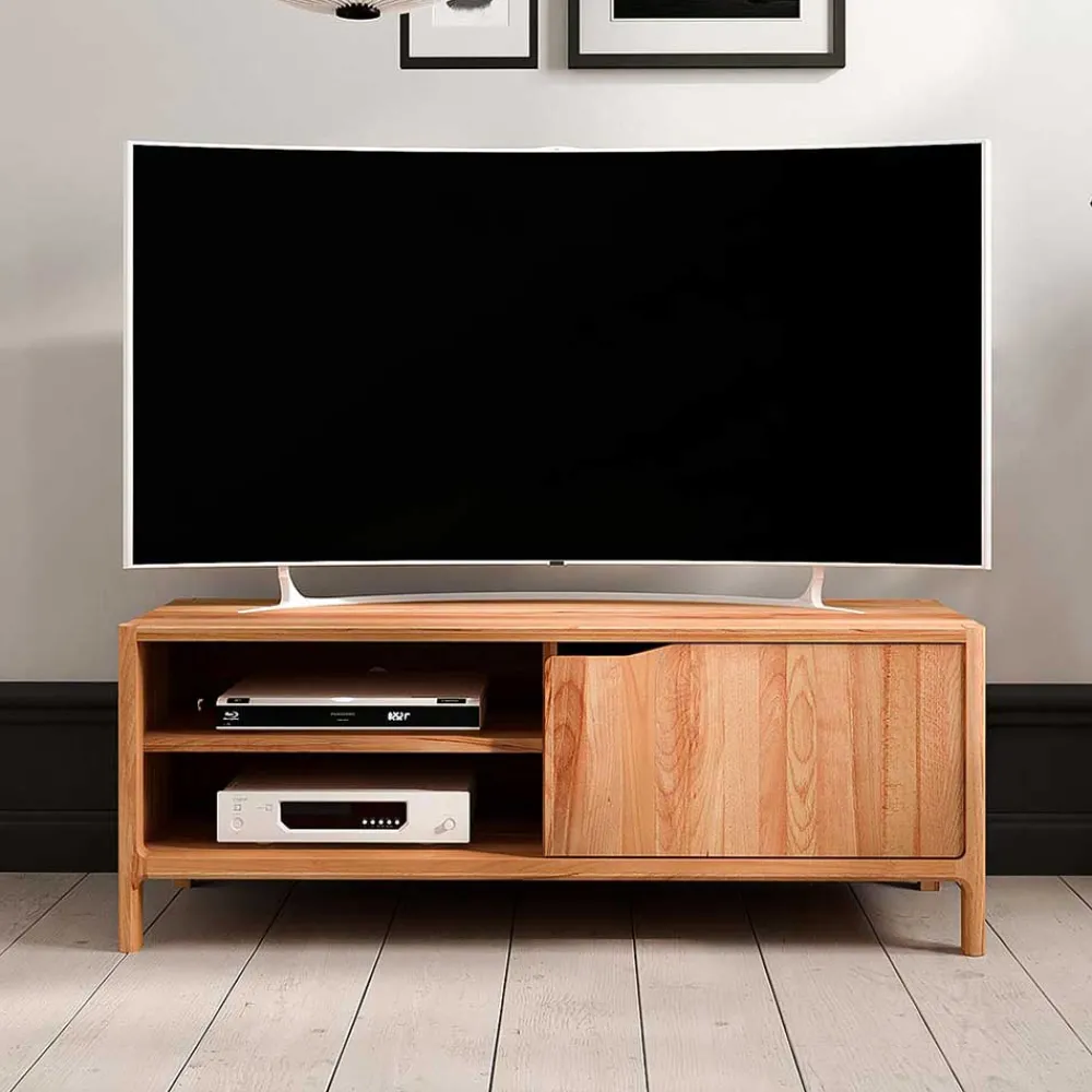 Wohnen Tv & Hifi-Möbel|Lowboards<Kernbuche TV Element mit einer Tür - Lana