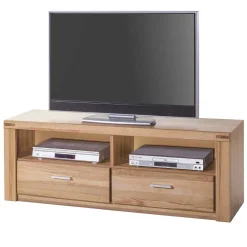 Wohnen Tv & Hifi-Möbel|Lowboards<Kernbuche TV Element mit 138cm Länge - Uhelia