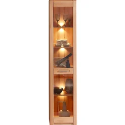 Wohnen Vitrinen|Schränke<Kernbuche Vitrine mit einer Tür - Amyonta
