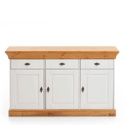 Wohnen Sideboards<Kiefer Esszimmer Sideboard Sibiuta in Weiß