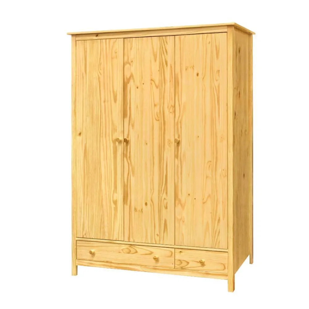 Wohnen Kleiderschränke|Schränke<Kiefernholz Kleiderschrank massiv - Nastonia