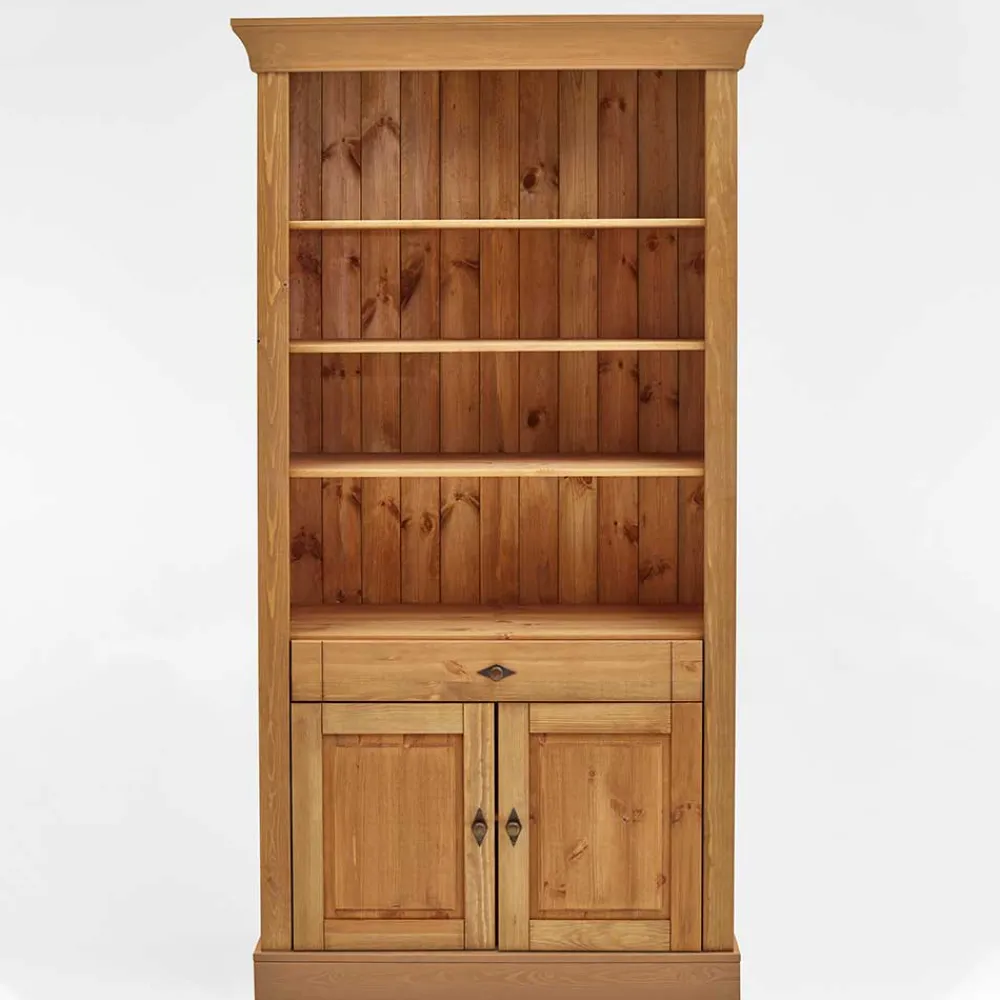 Wohnen Regale<Kiefernholz Landhaus Regal 108x203x45 cm - Piatra