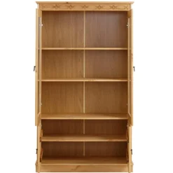 Wohnen Highboards|Vitrinen<Kiefernholz Vitrine gebeizt und geölt - Goro