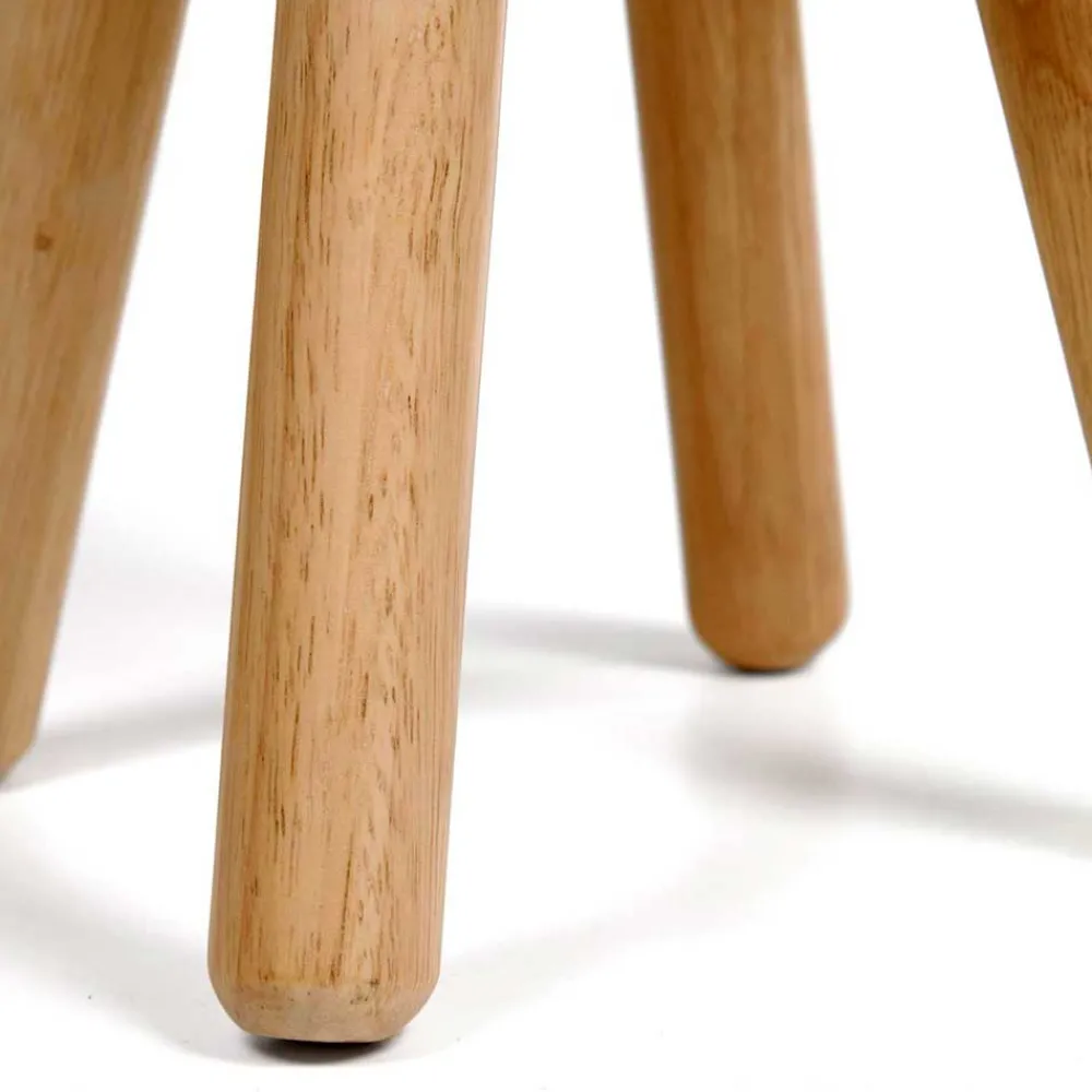 Wohnen Hocker<Kinderzimmer Holzhocker aus Gummibaum - Ivano