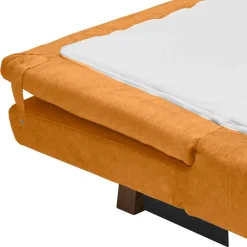 Wohnen Betten|Sofas<Klappcouch in Ocker mit Eiche - Lyra
