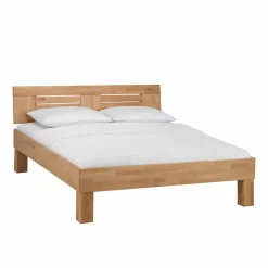 Wohnen Betten<Klar lackiertes Holzbett Thivios aus Buche massiv