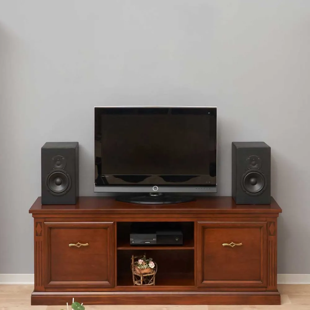 Wohnen Wohnwände<Klassische Wohnzimmer Wohnwand Set - Sienna (dreiteilig)