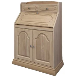 Wohnen Highboards<Klassischer Schreibschrank Sekretär aus Eiche - Hamptony