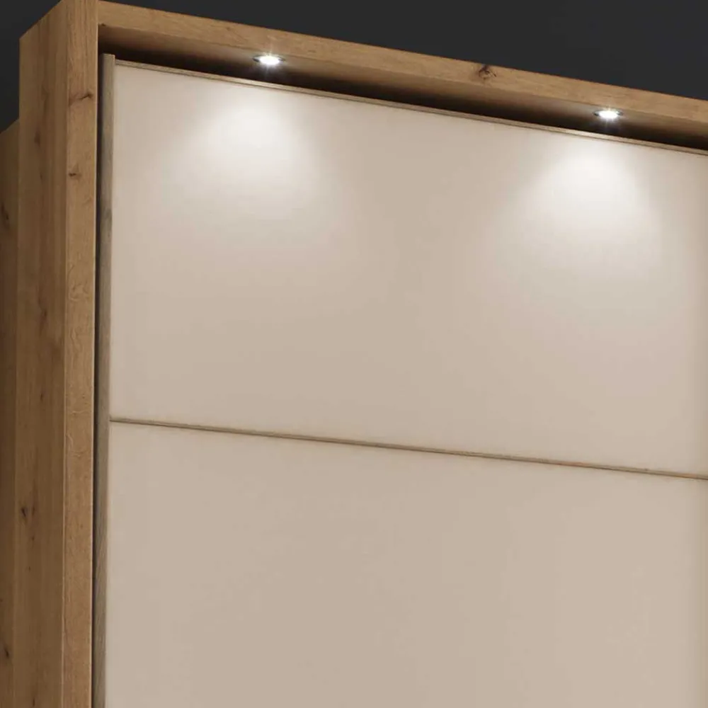 Wohnen Kleiderschränke|Schränke<Kleiderschrank 250 cm breit mit zwei Höhen - Nikoba