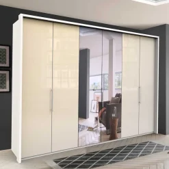 Wohnen Kleiderschränke<Kleiderschrank fürs Schlafzimmer mit Spiegel - Zidarie