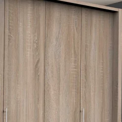 Wohnen Kleiderschränke<Kleiderschrank in Holzoptik Eiche sägerau - Zayun