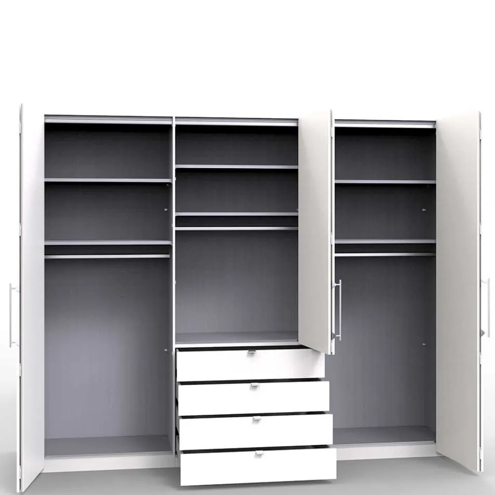 Wohnen Kleiderschränke<Kleiderschrank in Holzoptik Eiche sägerau - Zayun