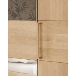Wohnen Kleiderschränke|Schränke<Kleiderschrank mit 4 Türen in Eiche - Emdsiva
