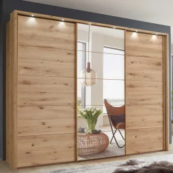 Wohnen Kleiderschränke|Schränke<Kleiderschrank mit drei Gleittüren - Formosa