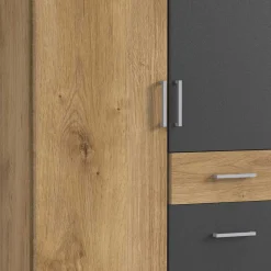 Wohnen Kleiderschränke<Kleiderschrank mit drei Schubladen & drei Türen - Leviza I