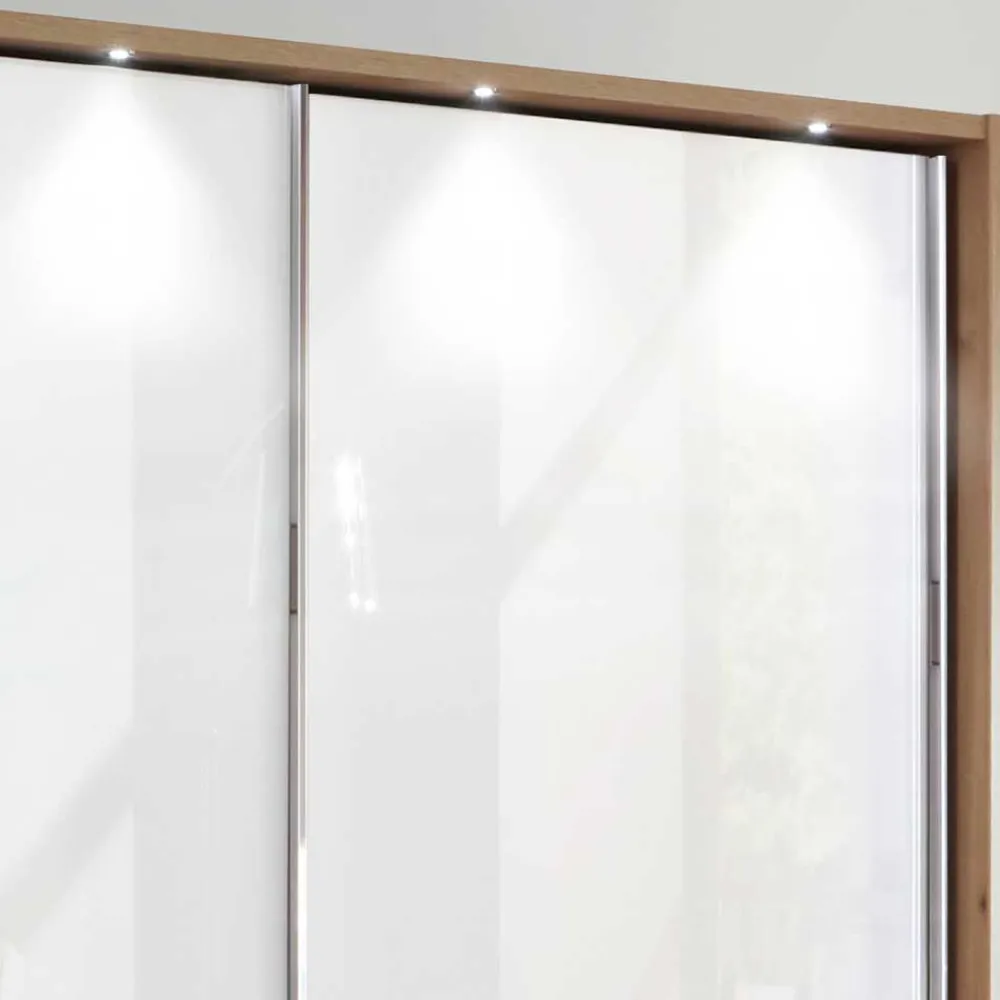 Wohnen Kleiderschränke<Kleiderschrank mit Schwebetüren in Weiß - Tessina