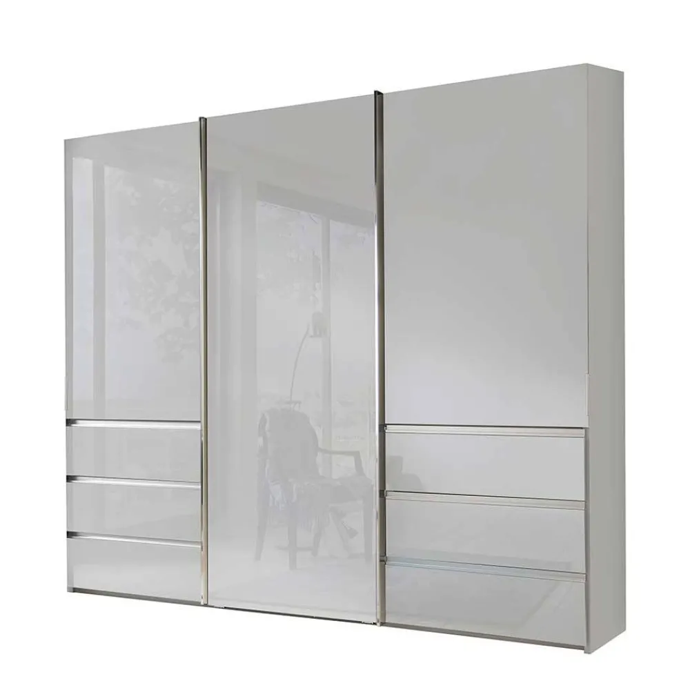 Wohnen Kleiderschränke|Schränke<Kleiderschrank mit sechs Schubladen und drei Türen - Ectria