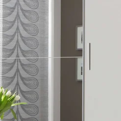 Wohnen Kleiderschränke<Kleiderschrank mit Spiegel Schwebetüren - Denada