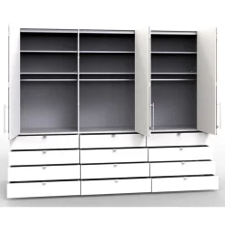 Wohnen Kleiderschränke|Schränke<Kleiderschrank mit zwölf Schubladen - Donpiave