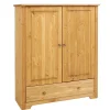 Wohnen Highboards<Kleiner Holzschrank mit 2 Türen - Imressa