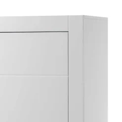 Wohnen Highboards<Kleiner Wohnraum Schrank in Weiß Hochglanz Yulis 2-türig