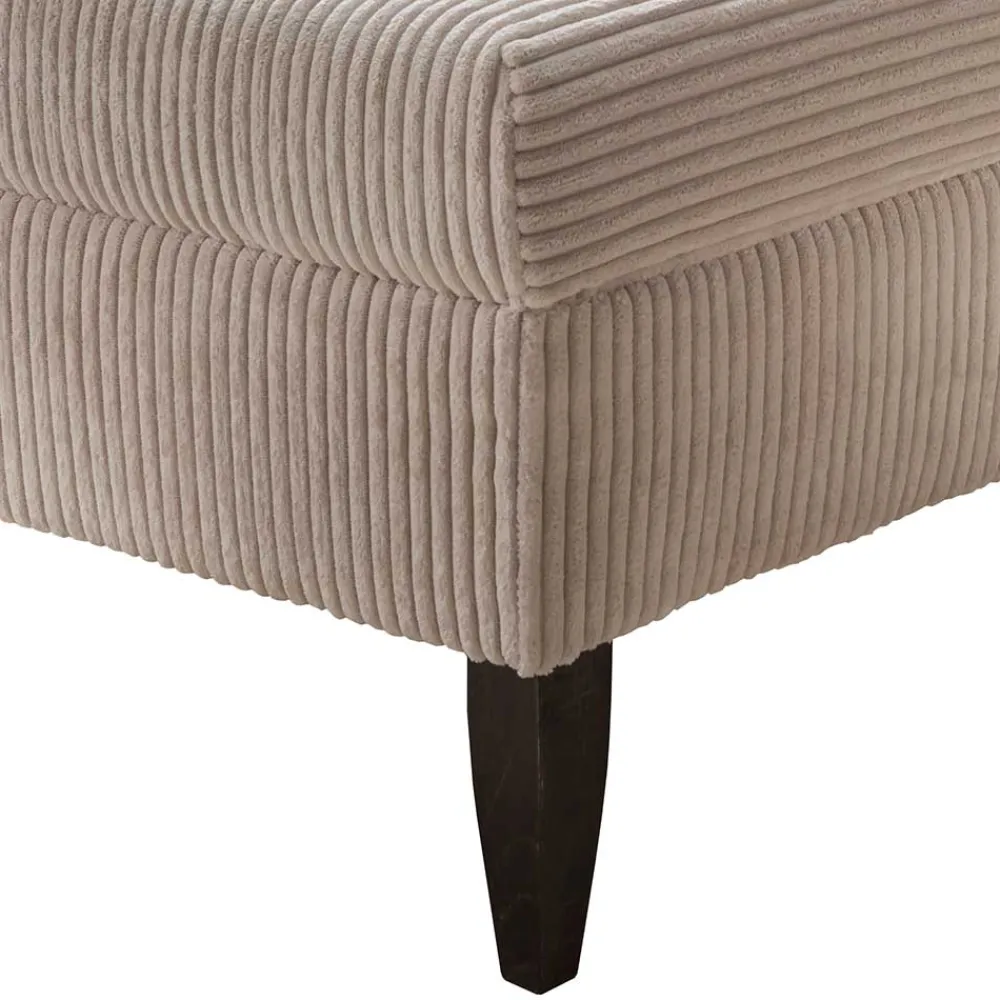 Wohnen Sessel<Kombi Cord Ohrensessel & Hocker - Isacco (zweiteilig)