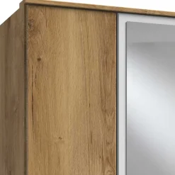 Wohnen Kleiderschränke|Schränke<Kombi Kleiderschrank in Plankeneiche mit Weiß - Curacao