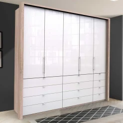 Wohnen Kleiderschränke|Schränke<Kombi Kleiderschrank mit 12 Schubkästen - Bosays