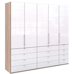 Wohnen Kleiderschränke|Schränke<Kombi Kleiderschrank mit 12 Schubkästen - Bosays