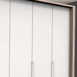 Wohnen Kleiderschränke|Schränke<Kombi Kleiderschrank mit Schubkästen und Falttüren - Vaclyn