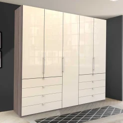 Wohnen Kleiderschränke<Kombi-Kleiderschrank mit acht Schubladen - Champ
