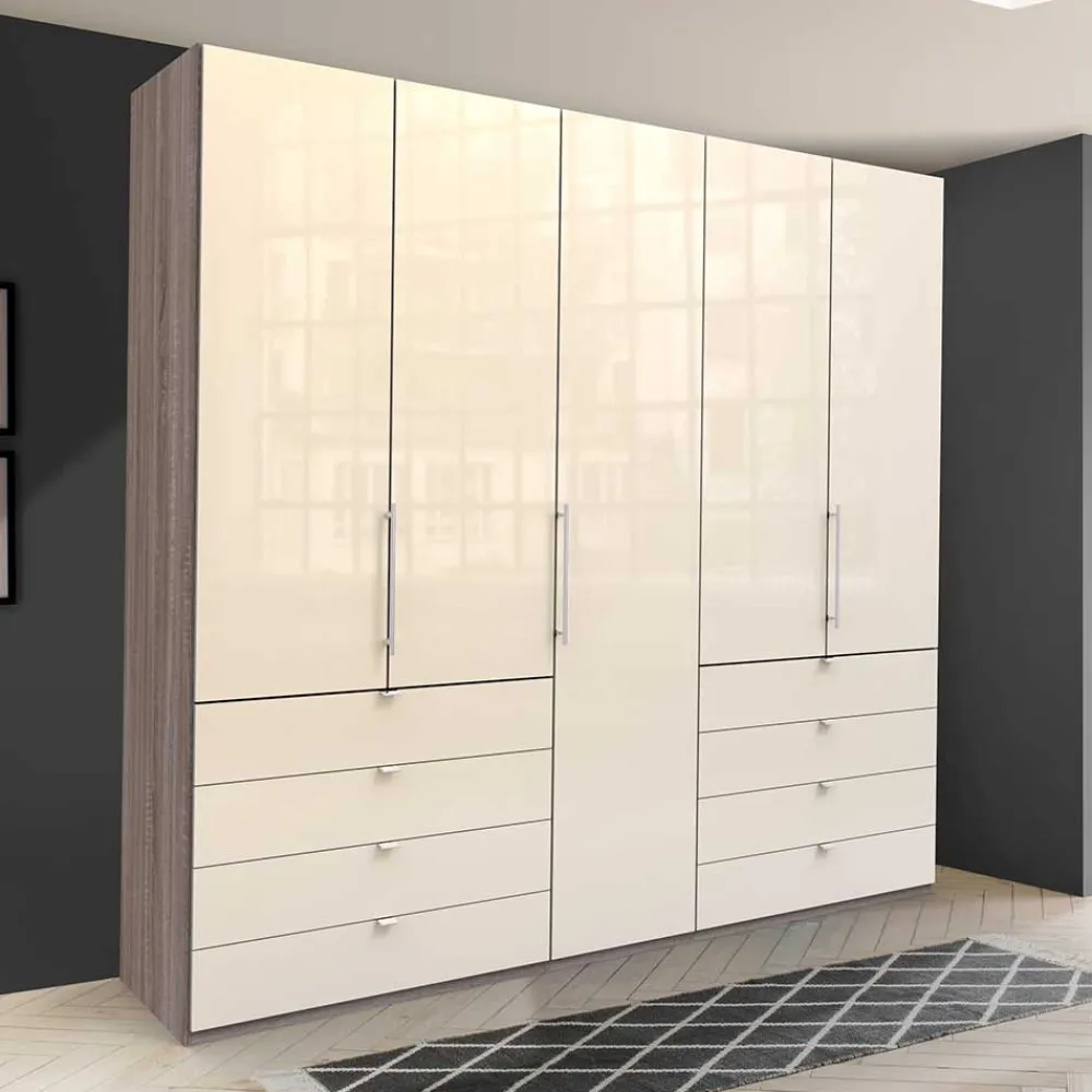 Wohnen Kleiderschränke<Kombi-Kleiderschrank mit acht Schubladen - Champ