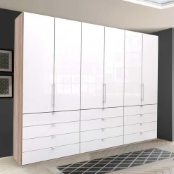 Wohnen Kleiderschränke<Kombi-Kleiderschrank mit zwölf Schubladen - Bosays