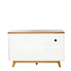 Wohnen Tv & Hifi-Möbel<Kombi-Kommode in Weiß und Kerneiche - Xuana