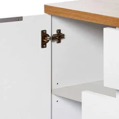 Wohnen Tv & Hifi-Möbel<Kombi-Kommode in Weiß und Kerneiche - Xuana