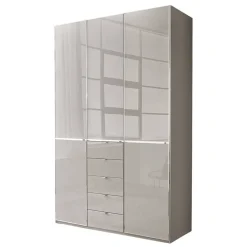 Wohnen Kleiderschränke<Kombi-Schlafzimmerschrank mit fünf Schubladen - Nucina