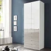 Wohnen Kleiderschränke|Schränke<Kombi-Schlafzimmerschrank zweifarbig - Pascan
