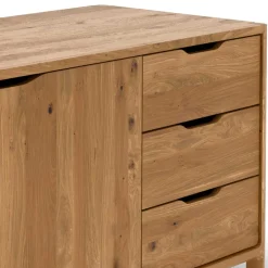 Wohnen Tv & Hifi-Möbel|Lowboards<Kombi-Sideboard aus Wildeiche Massivholz - Laida