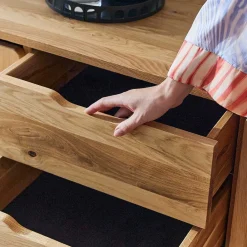 Wohnen Tv & Hifi-Möbel|Lowboards<Kombi-Sideboard aus Wildeiche Massivholz - Laida