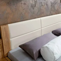 Wohnen Betten<Komfort Doppelbett Anglesia und Nachttisch Set (dreiteilig)