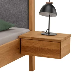 Wohnen Betten<Komfort-Einzelbett in 140x200 aus Wildeiche - Martinez