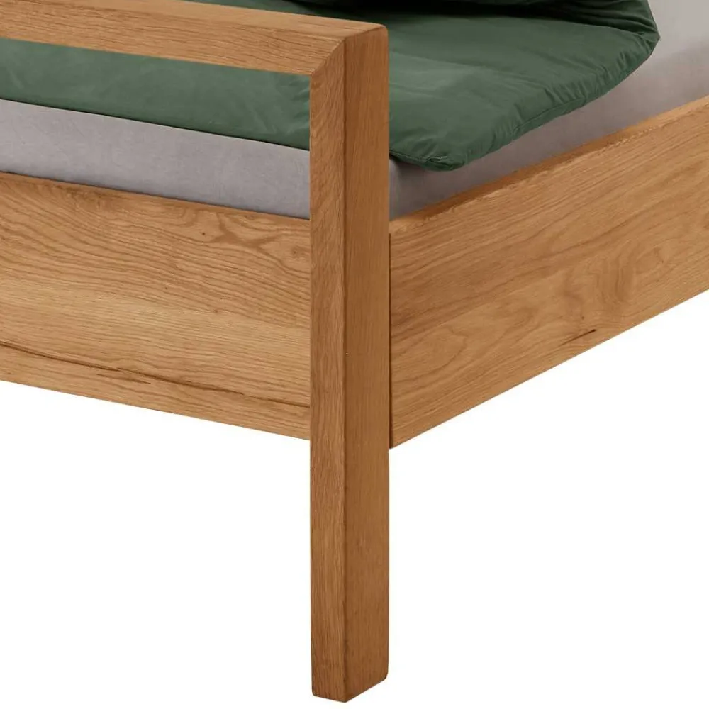 Wohnen Betten<Komfort-Einzelbett in 140x200 aus Wildeiche - Martinez