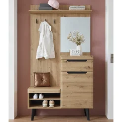 Wohnen Garderoben<Kompakte Garderobe im Skandi Design - Olcian